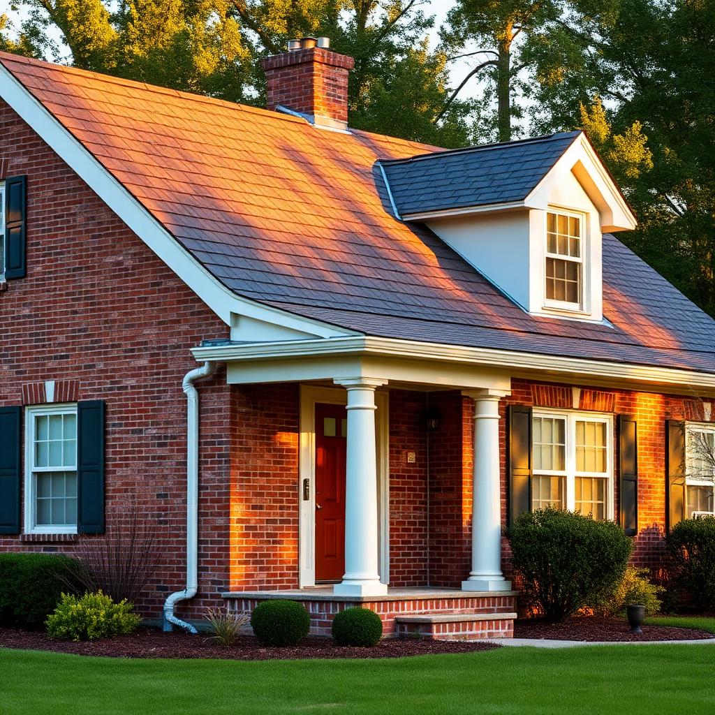 Brick Colonial · Architectural Shingles